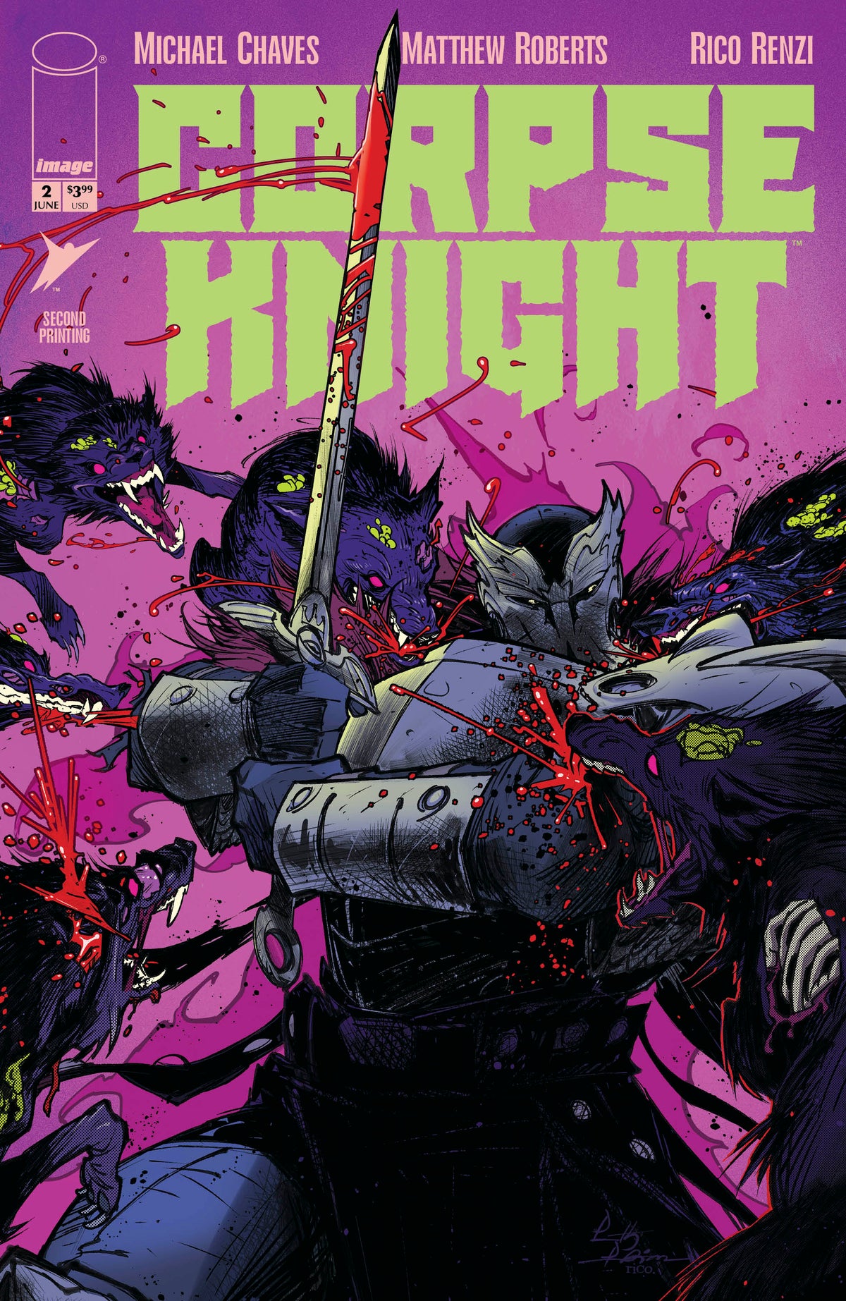 Corpse Knight #2 (Of 6) 2nd Printing (Mature)