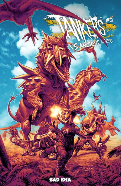 Tankers Vs Ancient Aliens # 3 (Of 4) Cvr B Lewis Larosa Var