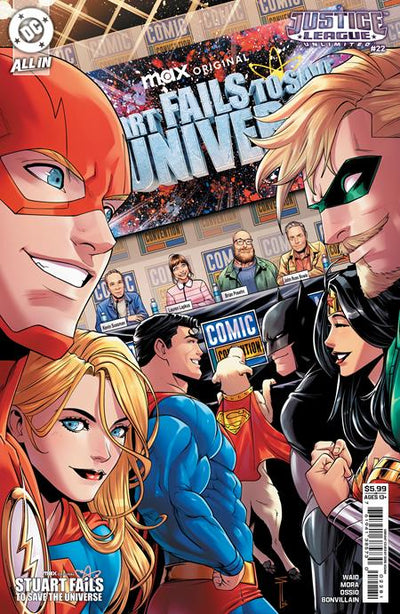 Justice League Unlimited #22 Cvr G Serg Acuna Stuart Fails To Save The Universe Card Stock Var