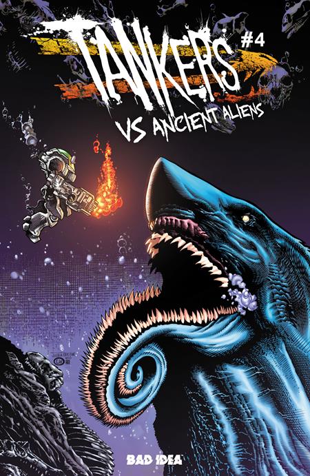 Tankers Vs Ancient Aliens #4 (Of 5) Cover B Joshua Derstine & John Livesay Variant
