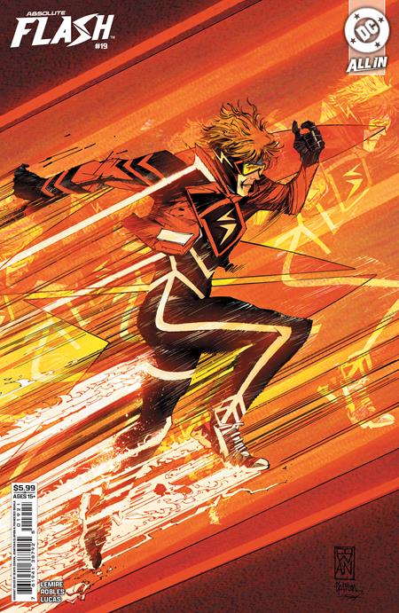 Absolute Flash #19 Cover B Denys Cowan Card Stock Variant