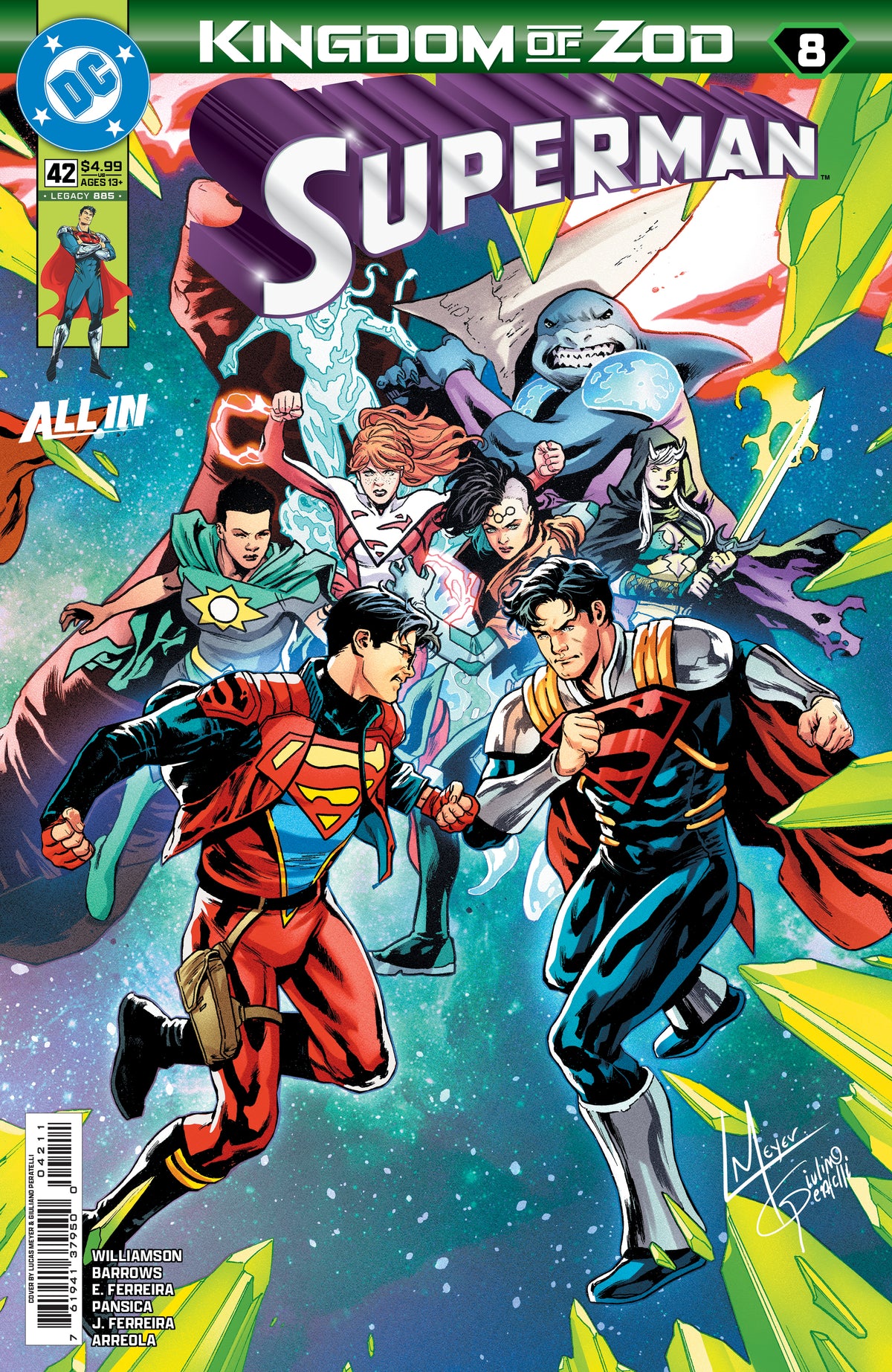 Superman #42 Cover A Lucas Meyer Connecting (Kingdom Of Zod)