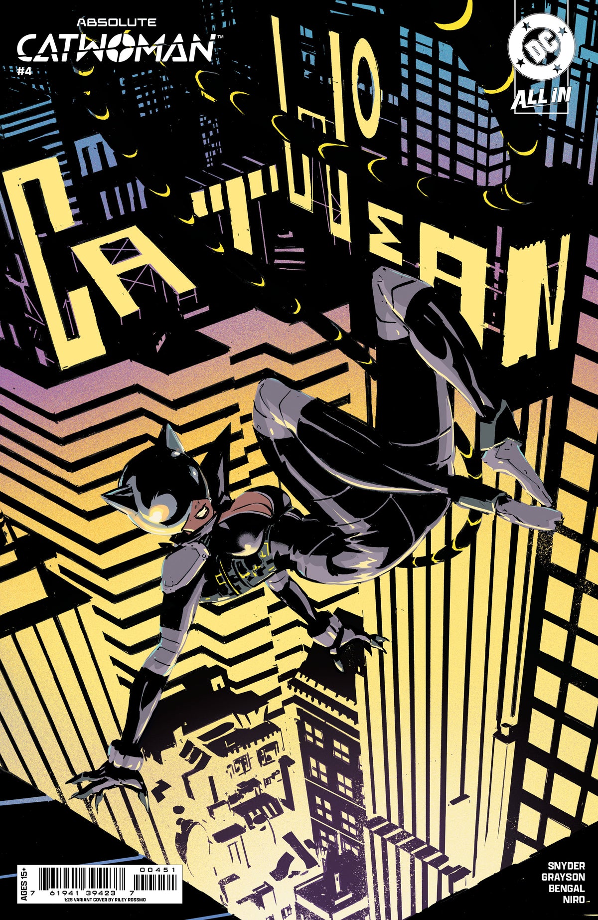 Absolute Catwoman #4 (Of 6) Cover E Inc 1:25 Riley Rossmo Card Stock Variant