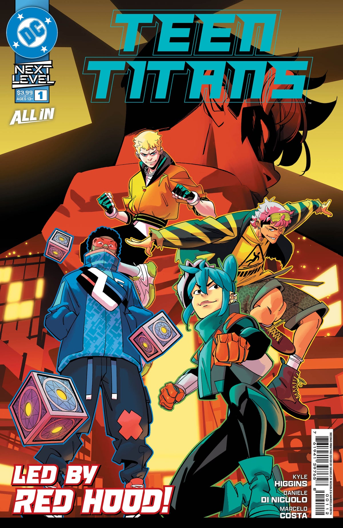 Teen Titans #1 Second Printing Cover A Daniele di Nicuolo