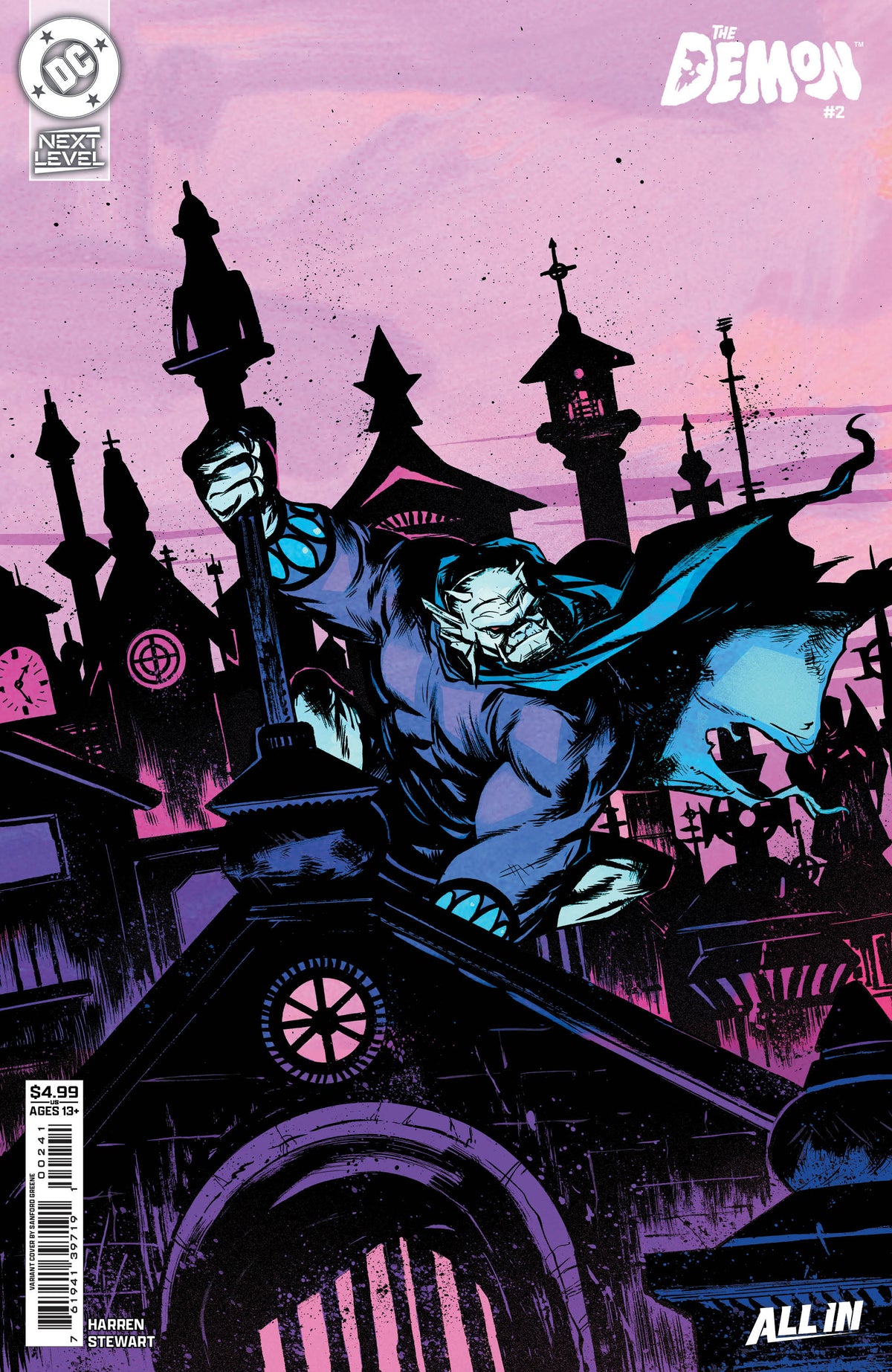 Demon #2 Cover D Sanford Greene Card Stock Variant