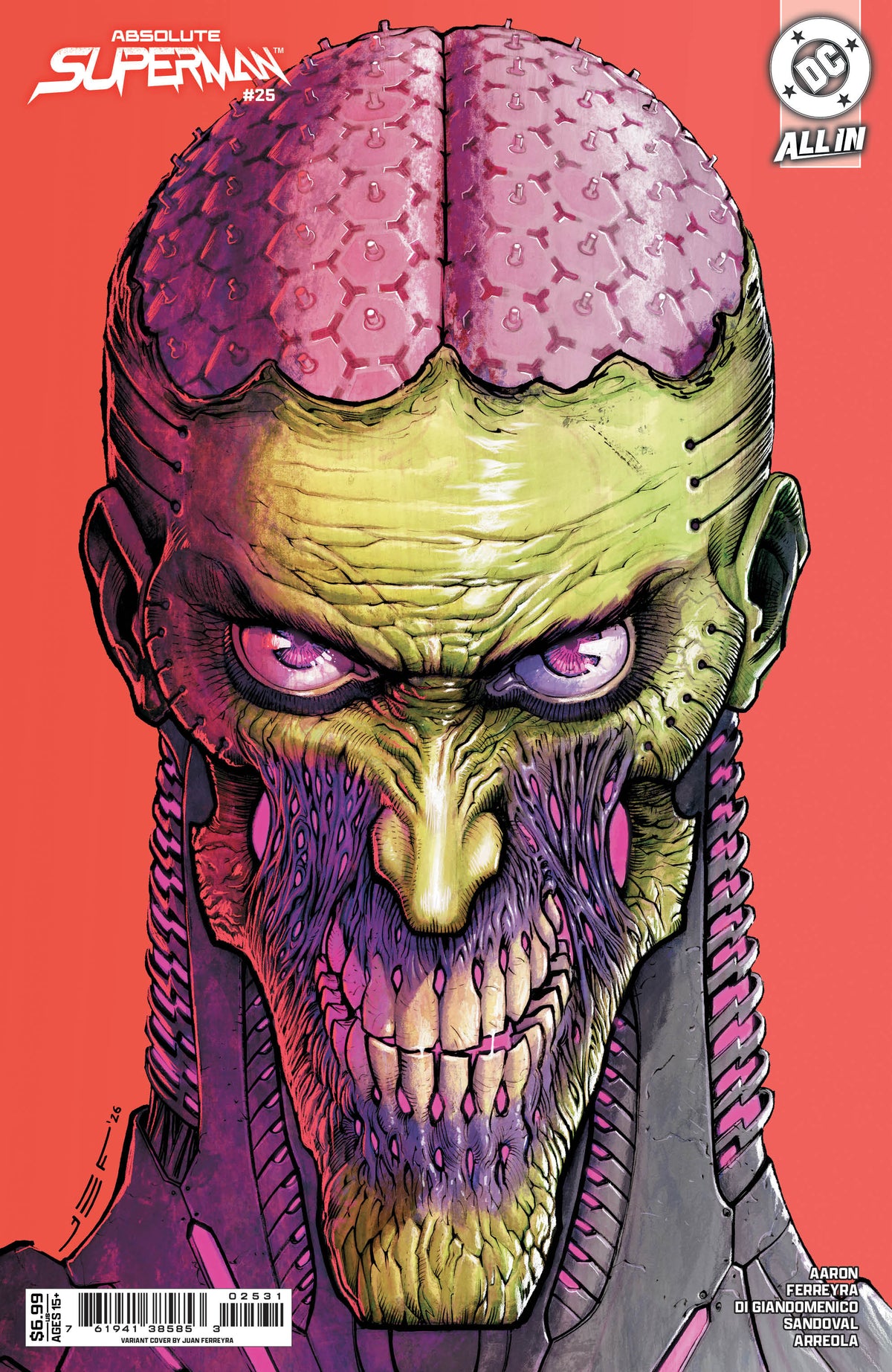 Absolute Superman #25 Cover C Juan Ferreyra Card Stock Variant