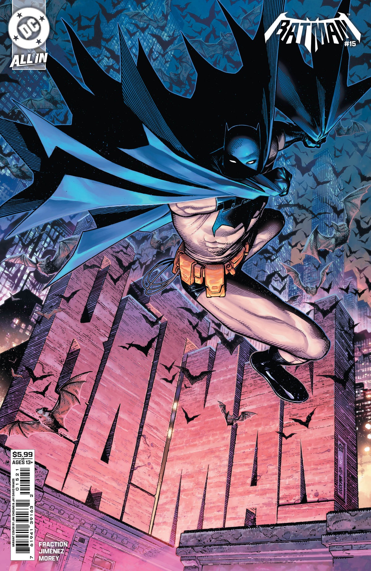 Batman #15 Cover B Jim Cheung Card Stock Variant