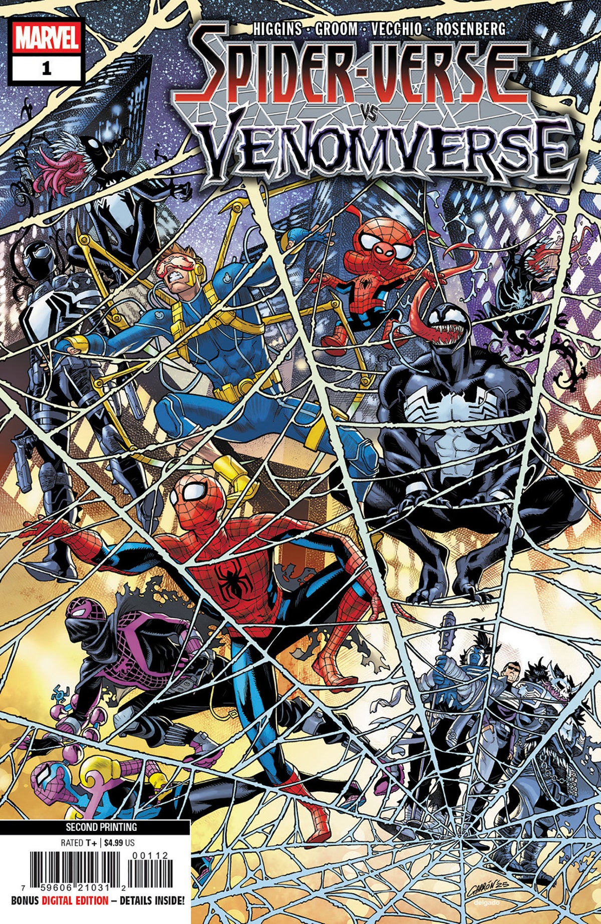 Spider-Verse vs. Venomverse #1 Javier Garron 2nd Print Variant