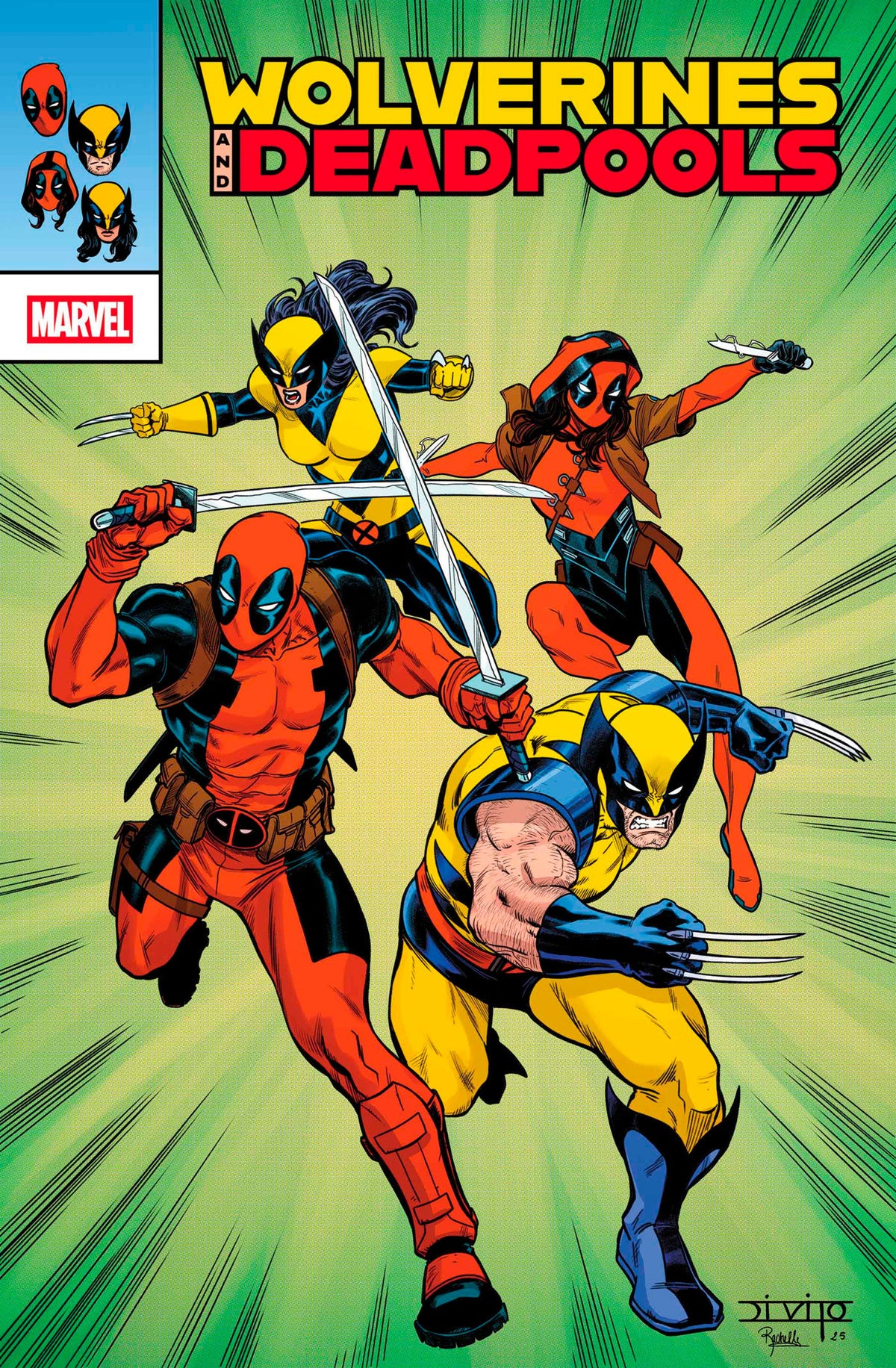 Wolverines & Deadpools #1 Andrea Di Vito Retrovision Variant