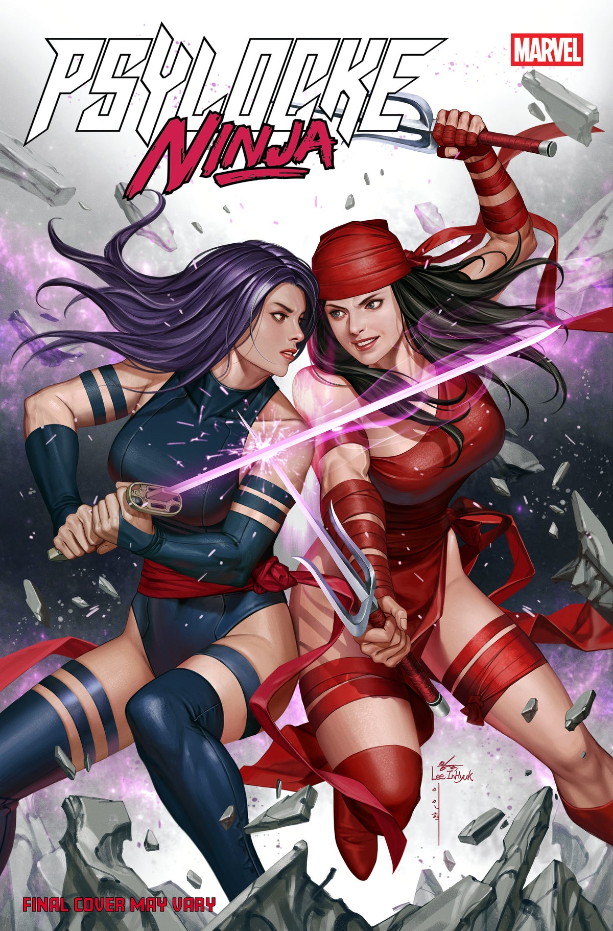 Psylocke: Ninja #2 Inhyuk Lee Versus Elektra Variant