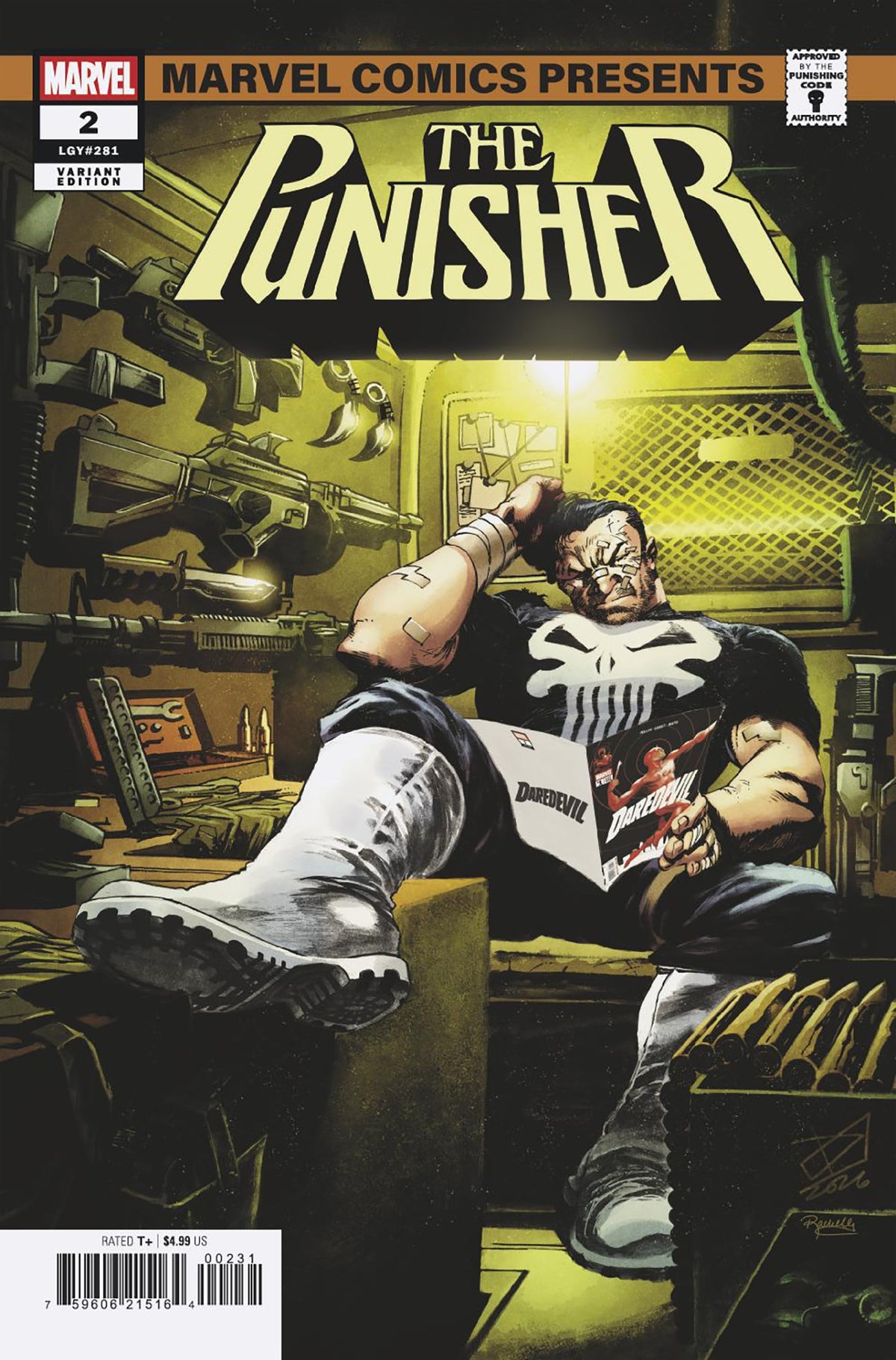 Punisher #2 Devmalya Praminik Marvel Comics Presents Variant