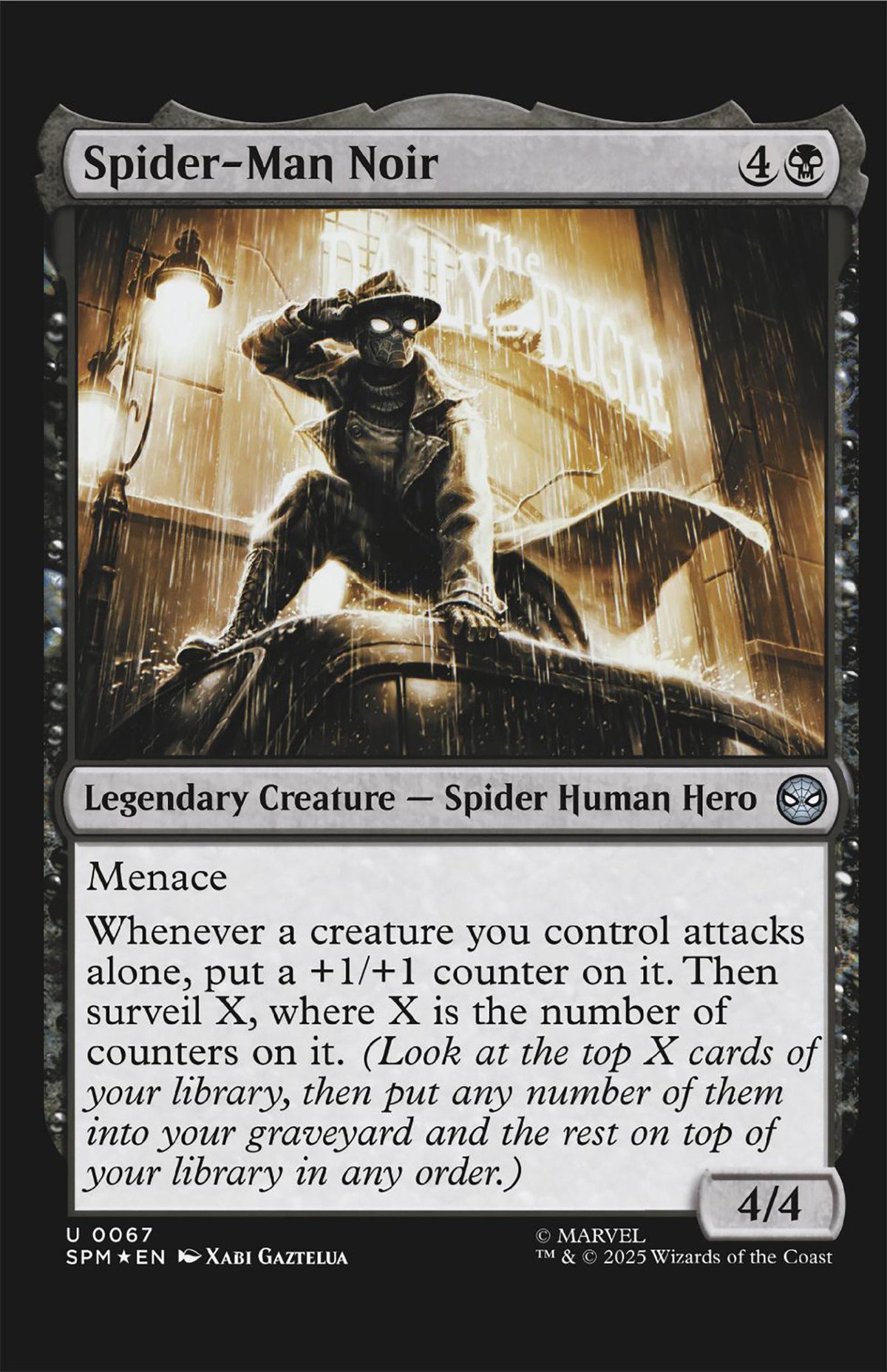 Punisher #4 Xabi Gaztelua Magic: The Gathering Variant