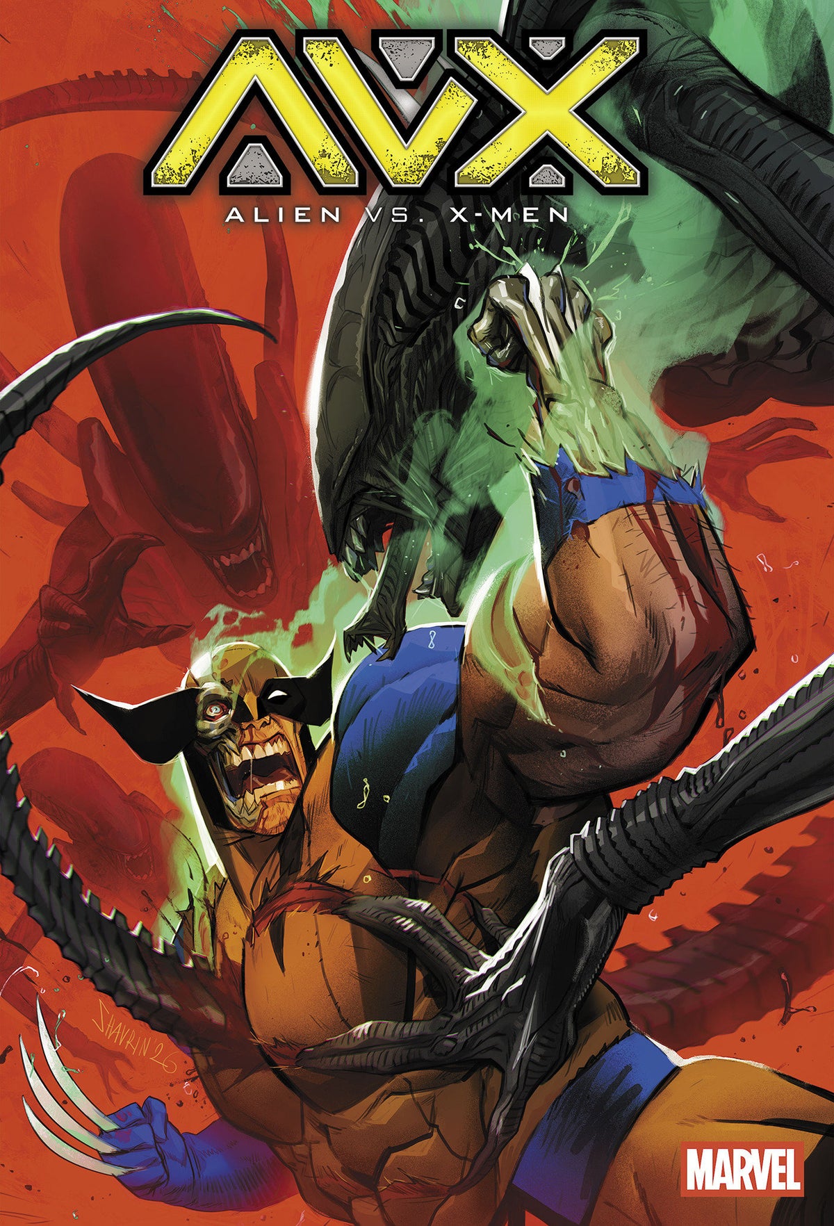 Alien Vs. X-Men #1 Ivan Shavrin Variant