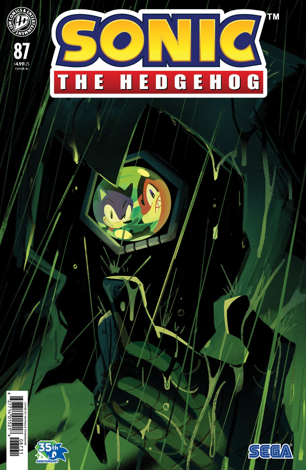 Sonic The Hedgehog #87 Variant Ri (15) (Fourdraine)