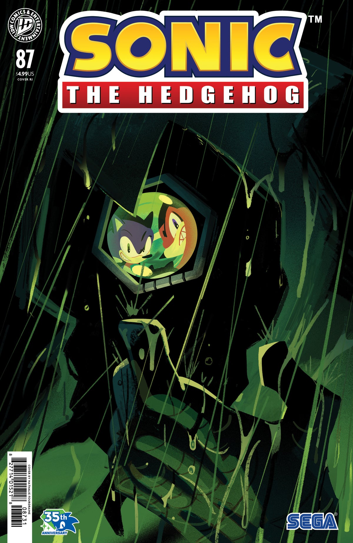 Sonic The Hedgehog #87 Variant Ri (15) (Fourdraine)