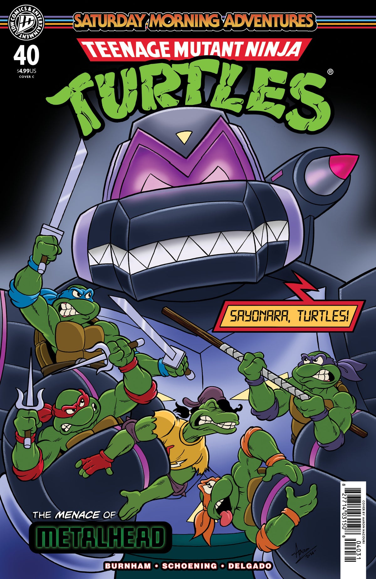 Teenage Mutant Ninja Turtles: Saturday Morning Adventures #40 Variant C (Hazouri)