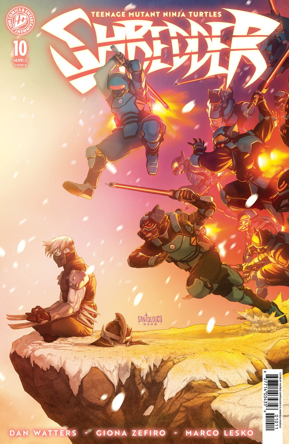Teenage Mutant Ninja Turtles: Shredder #10 Cover A (Santolouco)