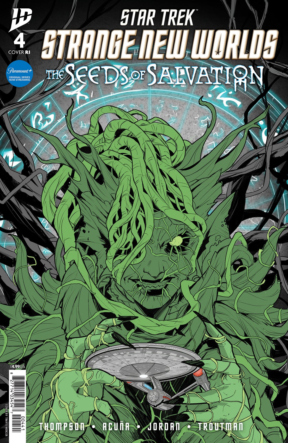 Star Trek: Strange New Worlds The Seeds Of Salvation #4 Variant Ri (10) (Mercer Black & White)