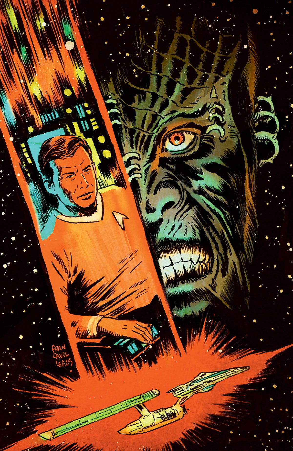 Star Trek: The Last Starship #3 Variant Ri (15) (Francavilla Full Art)