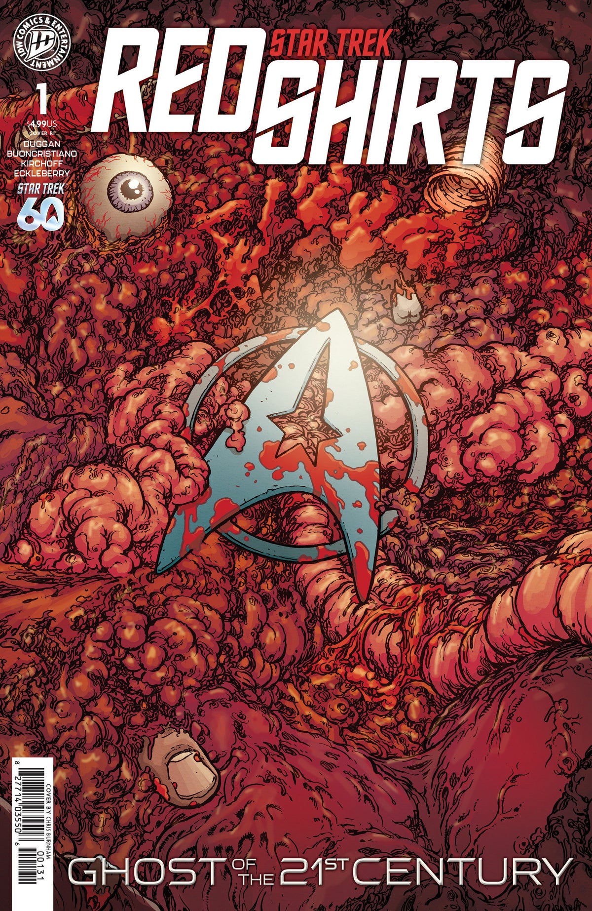 Star Trek: Red Shirts Ghost Of The 21st Century #1 Variant Ri (15) (Burnham)