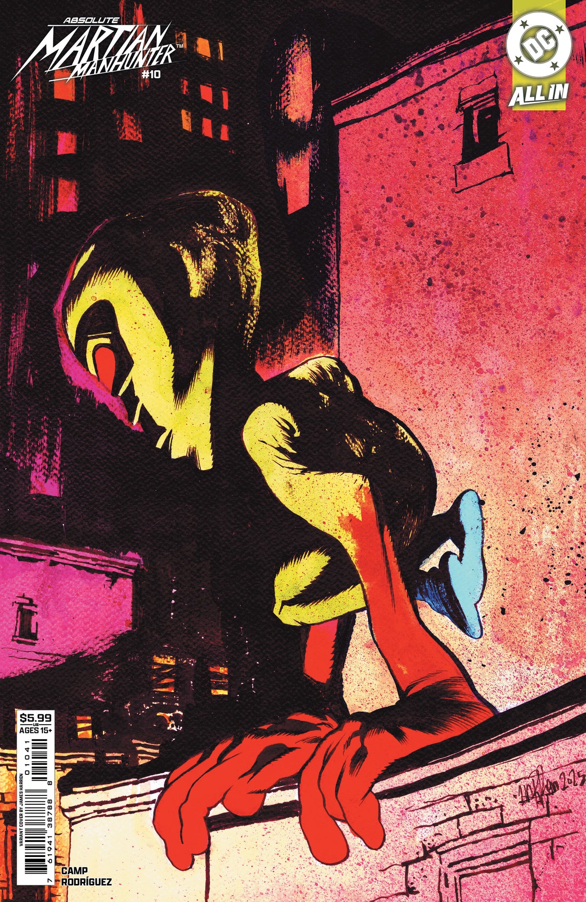 Absolute Martian Manhunter #10 Cover D James Harren Card Stock Variant