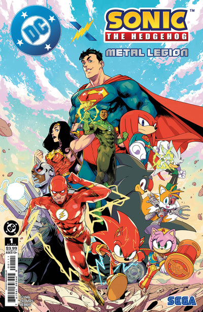 DC X Sonic The Hedgehog The Metal Legion #1 (Of 5) Cover A Pablo M Collar