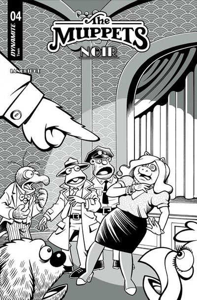 Muppets Noir #4 Cover E Inc 1:15 Roger Langridge Line Art Variant