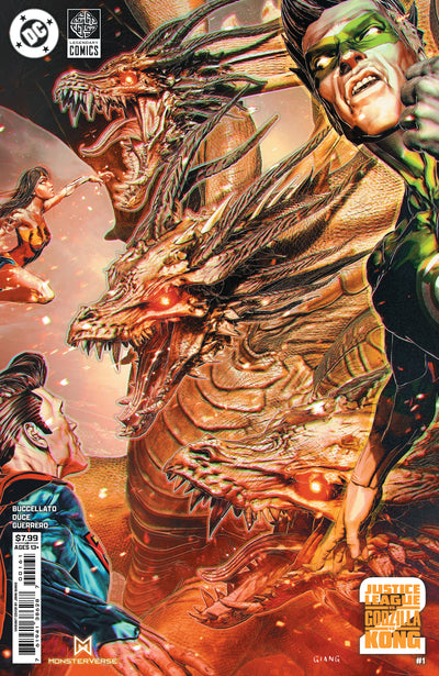 Justice League vs Godzilla vs Kong 2 #1 (Of 7) Cover E John Giang Foil Variant