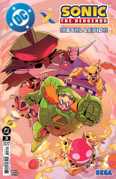 DC X Sonic The Hedgehog The Metal Legion #3 (Of 5) Cover A Pablo M Collar