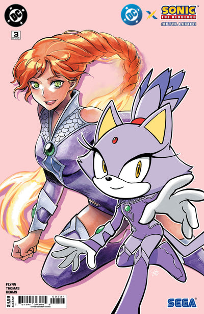 DC X Sonic The Hedgehog The Metal Legion #3 (Of 5) Cover B Saowee Card Stock Variant