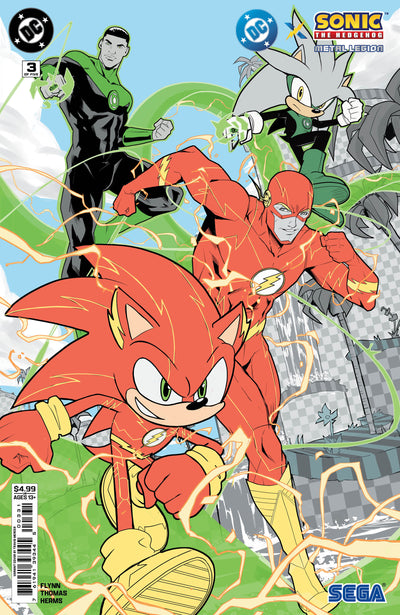 DC X Sonic The Hedgehog The Metal Legion #3 (Of 5) Cover C Travis Mercer Card Stock Variant