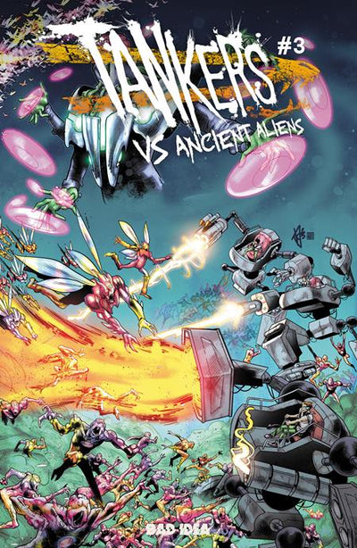 Tankers Vs Ancient Aliens # 3 (Of 4) Cvr A Frederica Mancin