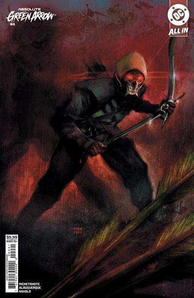 Absolute Green Arrow #4 (Of 6) Cvr B Martin Simmonds Card Stock Var