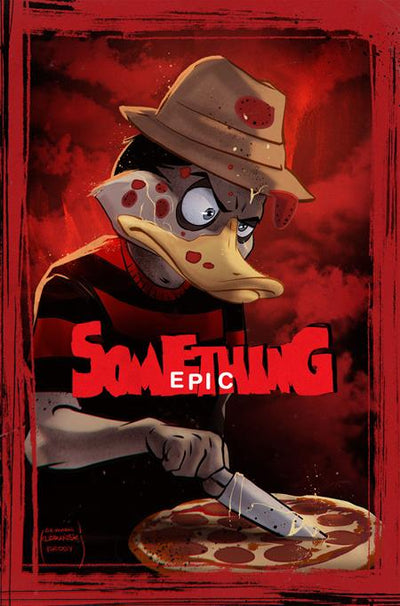 Something Epic #14 Cvr B Szymon Kudranski Nightmare On Elm Street Homage Var