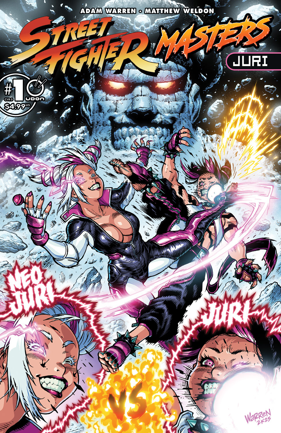 Street Fighter Masters Juri #1 (One Shot) Cover D Inc 1:5 Adam Warren Variant