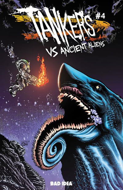 Tankers Vs Ancient Aliens #4 (Of 5) Cover B Joshua Derstine & John Livesay Variant