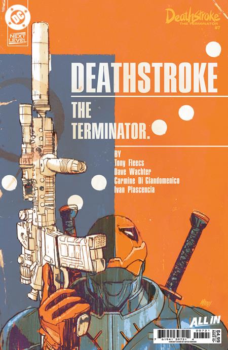 Deathstroke The Terminator #7 Cover B Mitch Gerads Card Stock Variant