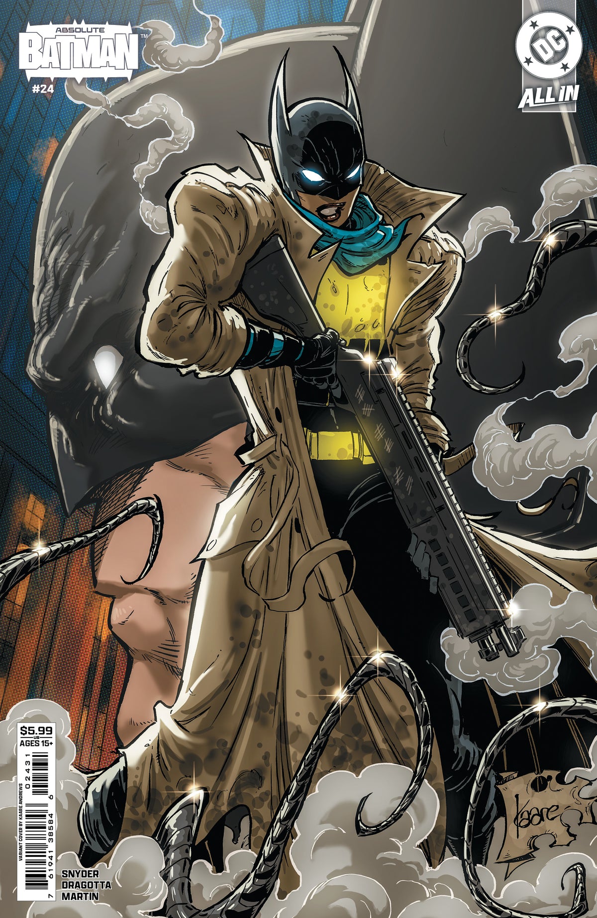 Absolute Batman #24 Cover C Kaare Andrews Card Stock Variant