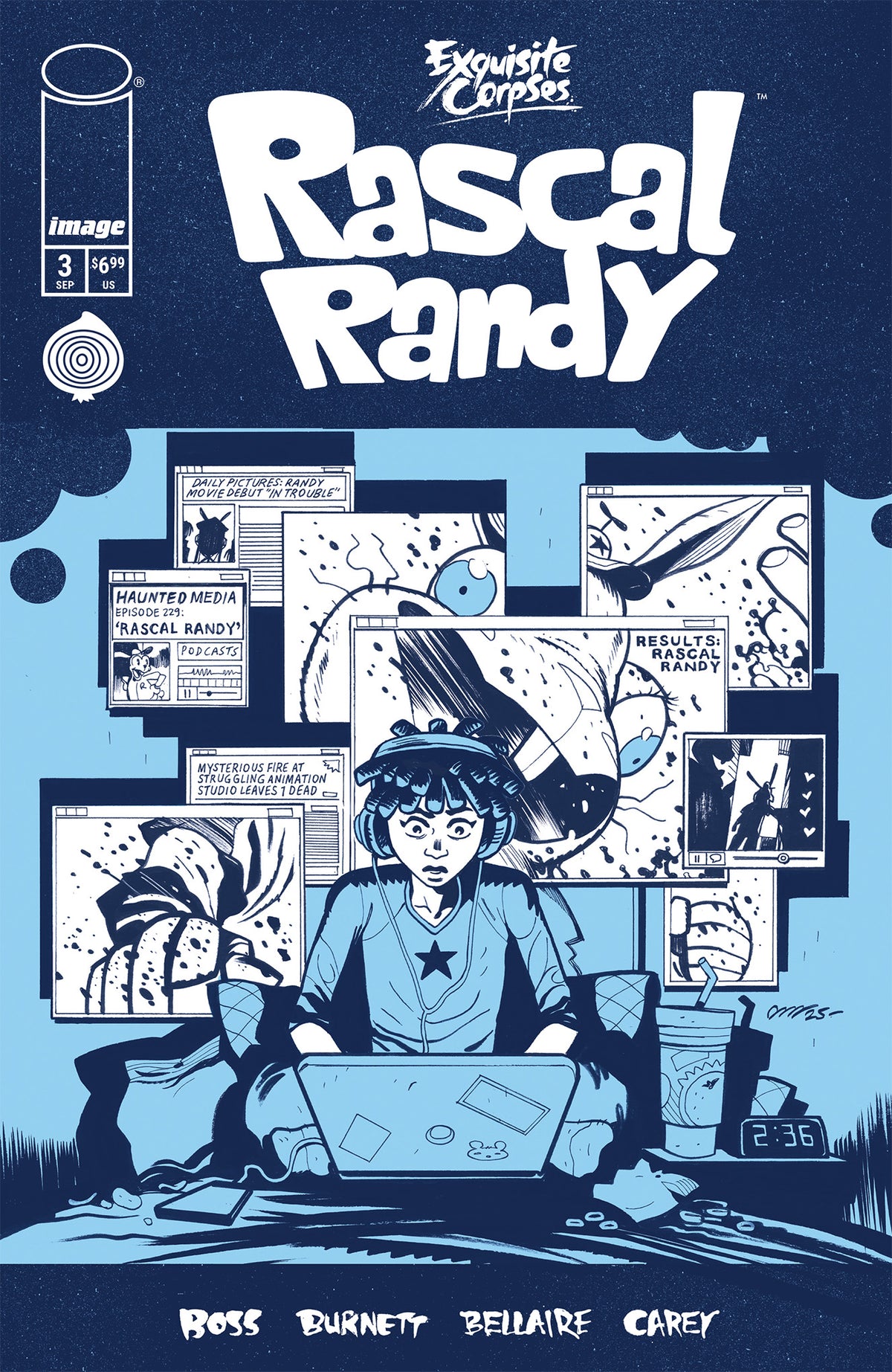 Exquisite Corpses Rascal Randy #3 (Of 5) Cover C Dylan Burnett Polybagged With Collectible Card Variant (Mr)