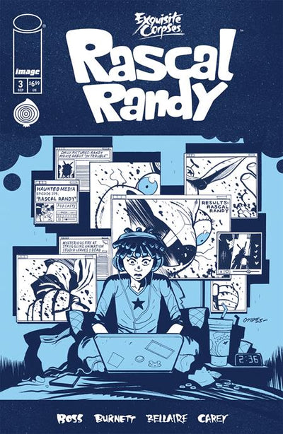 Exquisite Corpses Rascal Randy #3 (Of 5) Cover C Dylan Burnett Polybagged With Collectible Card Variant (Mr)