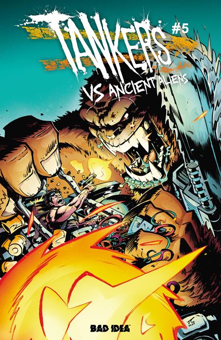 Tankers Vs Ancient Aliens #5 (Of 5) Cover A Tyrell Cannon