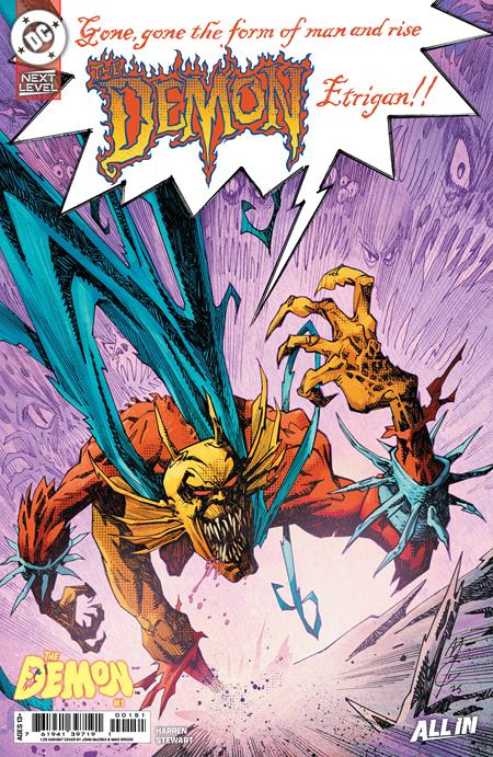 Demon #1 Cover G Inc 1:25 John Mccrea Card Stock Variant