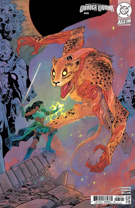 Absolute Wonder Woman #25 Cover I Hayden Sherman Middle Connecting Card Stock Variant