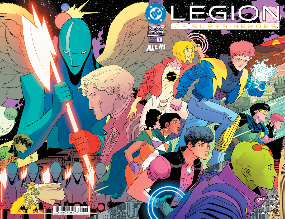 Legion Of Super-Heroes #1 Second Printing Cover A Hayden Sherman Wraparound