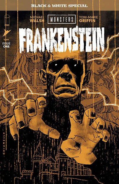 Universal Monsters Frankenstein B&w Special #1 (Of 2) Cover B Mark Chiarello Variant