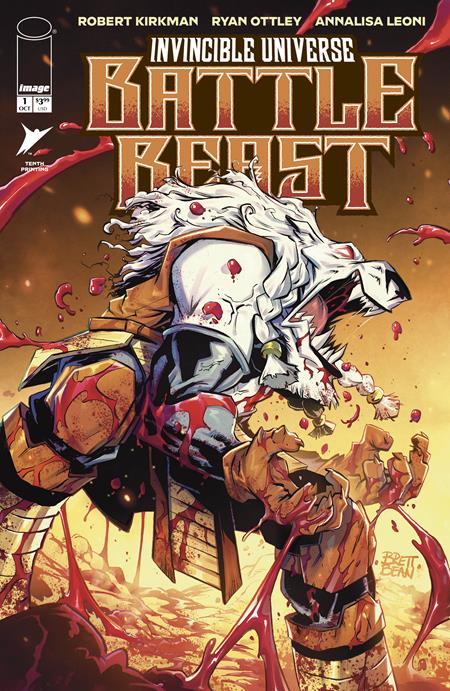 Invincible Universe Battle Beast #1 10Th Printing Cover C Brett Bean Variant