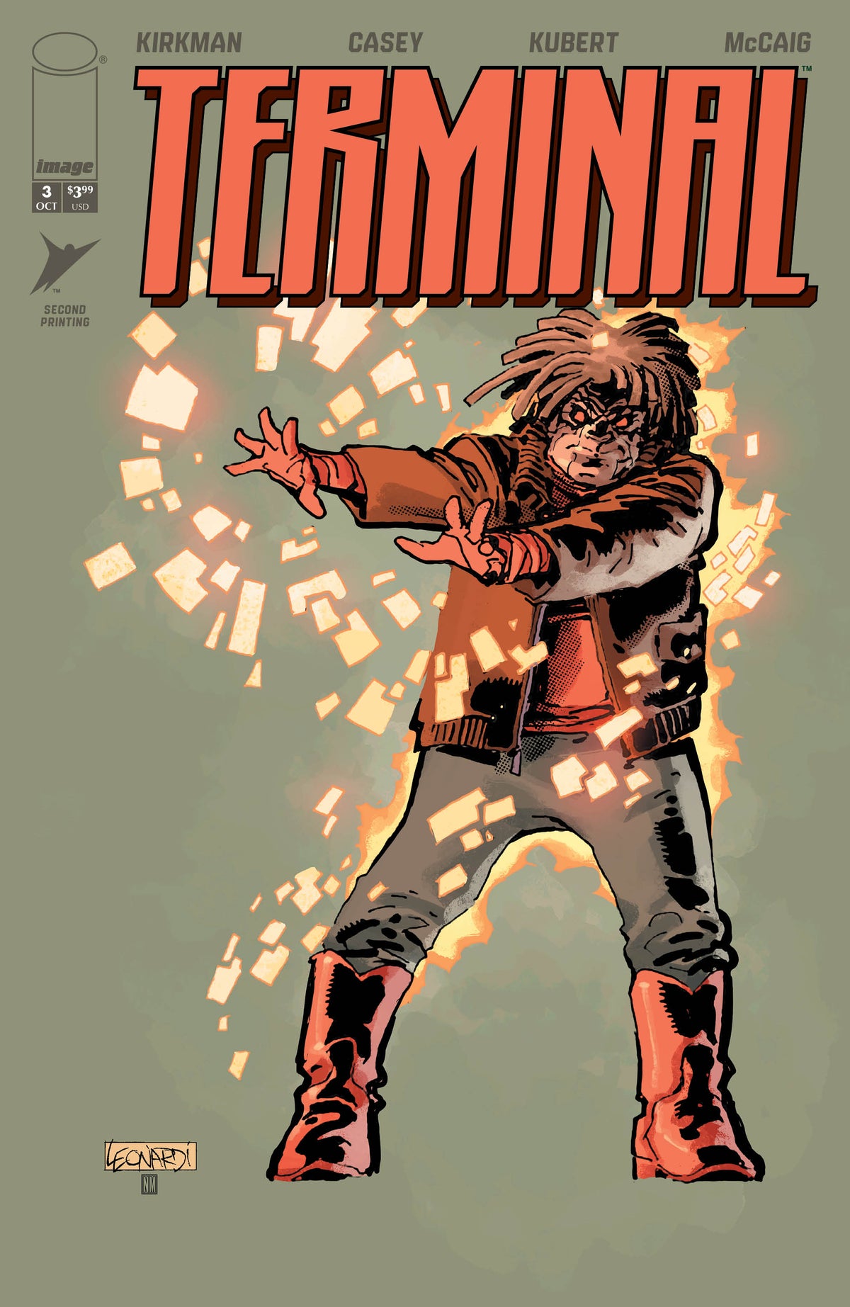 Terminal #3 2Nd Printing Cover B Rick Leonardi & Neeraj Menon The Awoken Variant