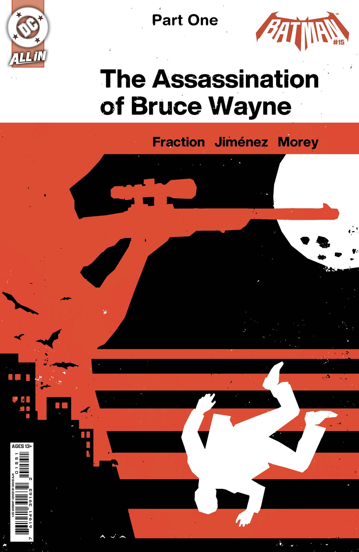 Batman #15 Cover G Inc 1:25 David Aja Card Stock Variant
