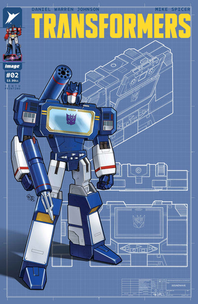 Transformers #2 10 Th Printing Cover I Ej Su Variant