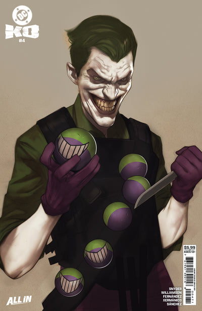 DC K.O. #4 (Of 5) Cover H Ben Oliver Face Off Card Stock Variant